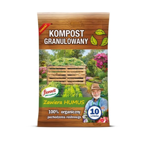 Kompost granulowany Florovit 10l