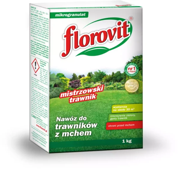 Nawóz do trawników "Mistrzowski trawnik" 1kg - Florovit